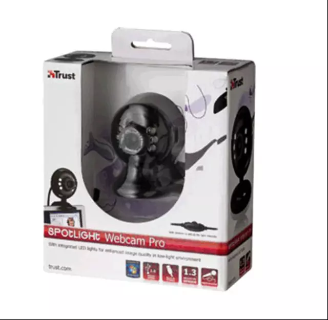 Een Webcam Trust Spotlight Pro koop je bij MV Kantoortechniek B.V.