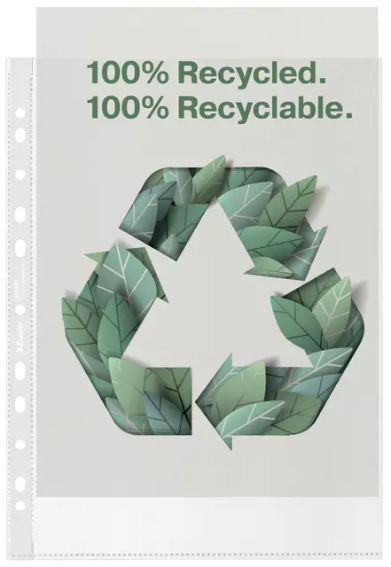 Een Showtas Esselte recycle PP A4 70µ 11-gaats transparant 100 stuks koop je bij Goedkope Kantoorbenodigdheden