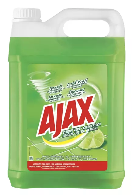 Een Allesreiniger Ajax Limoen fris 5L koop je bij Totaal Kantoor Goeree