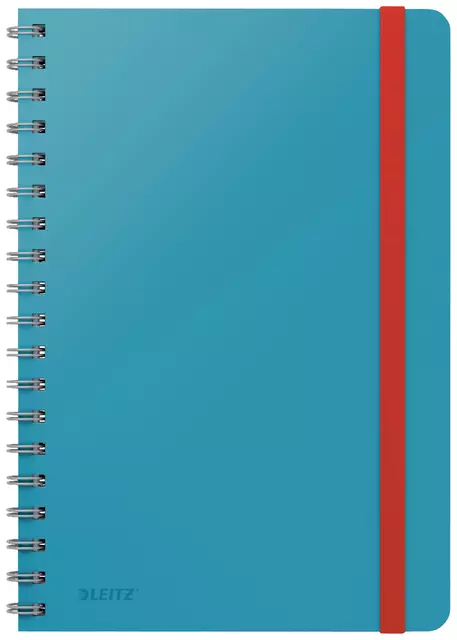 Een Notitieboek Leitz Cosy B5 160blz 100gr spiraal lijn blauw koop je bij Kantoorvakhandel van der Heijde