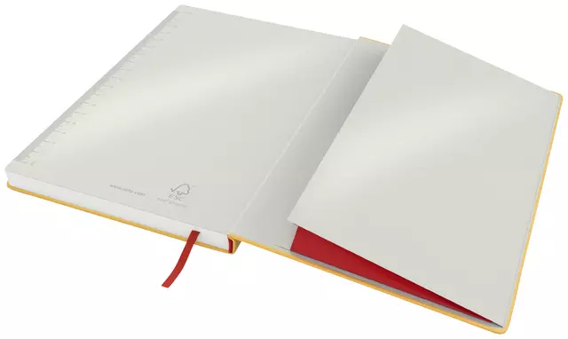 Een Cahier de notes Leitz Cosy B5 ligné 160 pages 100g jaune koop je bij QuickOffice BV