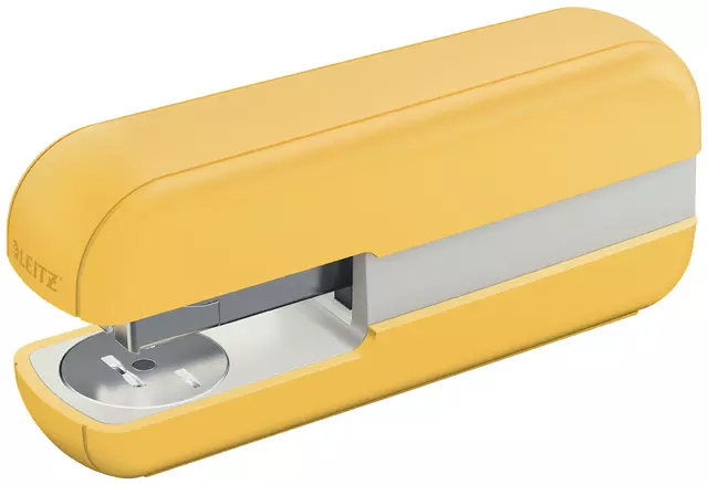 Een Nietmachine Leitz Cosy 30 vel 24/6 fluweel geel koop je bij Van Leeuwen Boeken- en kantoorartikelen