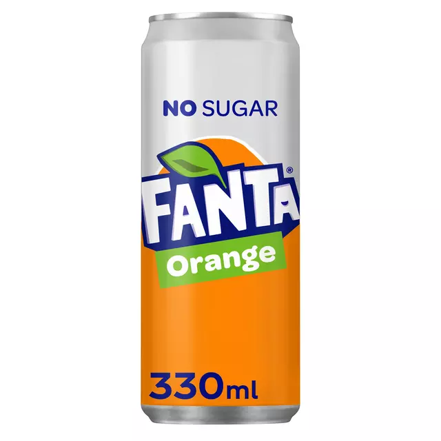 Een Frisdrank Fanta orange zero blik 330ml koop je bij L&N Partners voor Partners B.V.