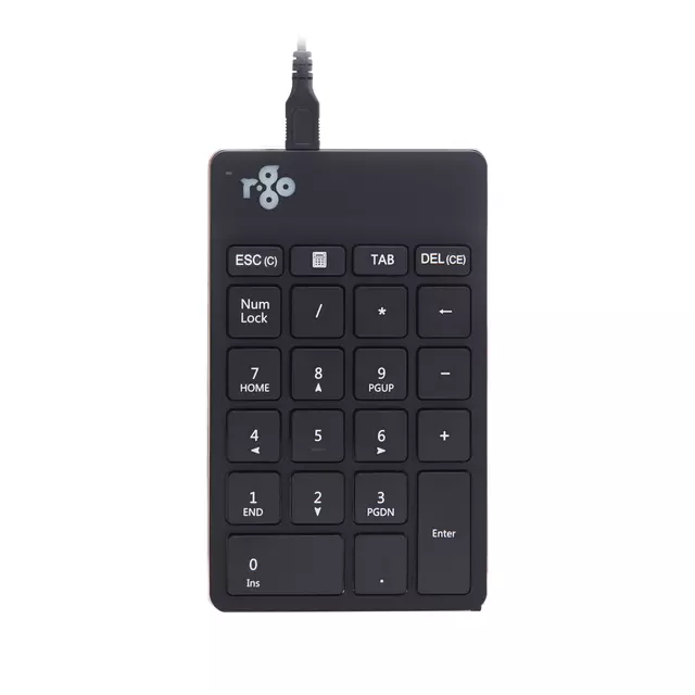 Een Numeriek toetsenbord R-Go Tools Break zwart koop je bij EconOffice