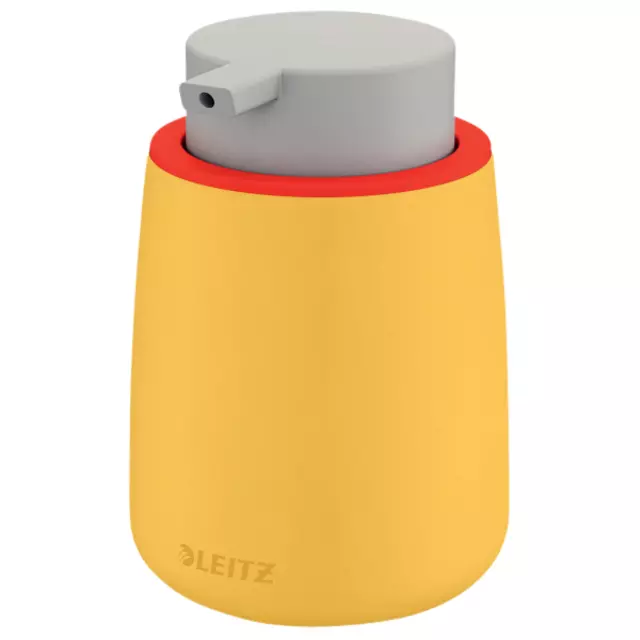 Een Handzeepdispenser Leitz Cosy voor handzeep 300 ml geel koop je bij Kantoorvakhandel van der Heijde