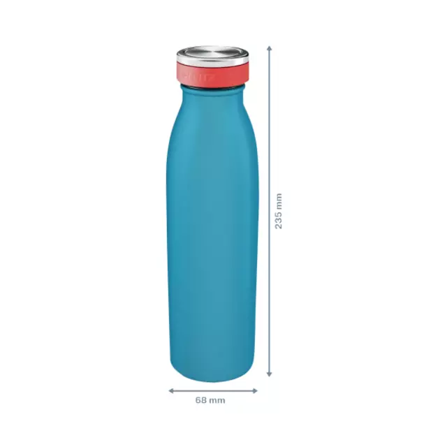 Een Drinkfles Leitz Cosy geïsoleerd blauw 500ml koop je bij EconOffice