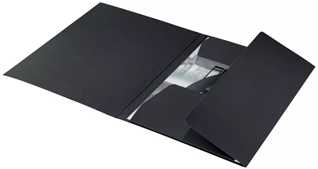 Een Dossiermap Leitz Recycle A4 3-kleps karton zwart koop je bij Goedkope Kantoorbenodigdheden