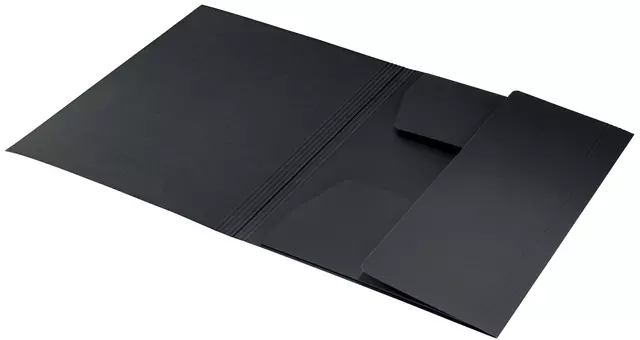 Een Dossiermap Leitz Recycle A4 3-kleps karton zwart koop je bij Van Hoye Kantoor BV