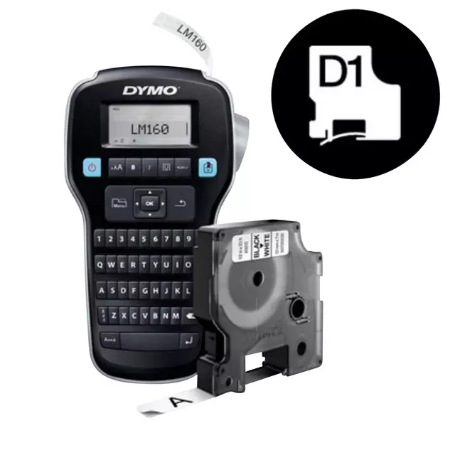 Een Etikettendrucker Dymo Labelmanager LM160 Azerty Valuepack koop je bij QuickOffice BV