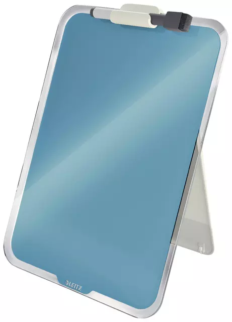 Een Glas Desktop Flipover Leitz Cosy blauw koop je bij Kantoorvakhandel van der Heijde