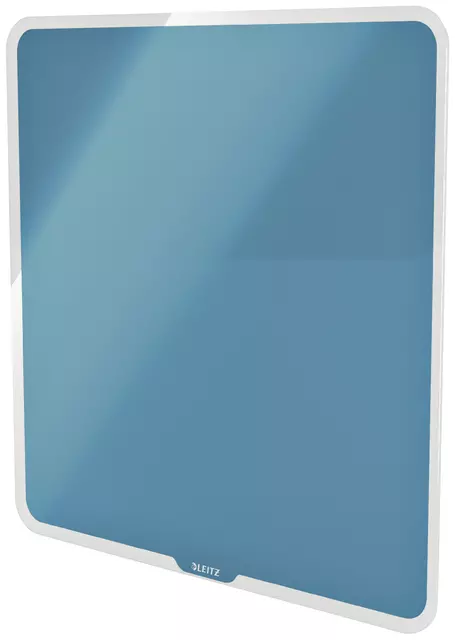 Een Glasbord Leitz Cosy magnetisch 450x450mm blauw koop je bij Van Leeuwen Boeken- en kantoorartikelen
