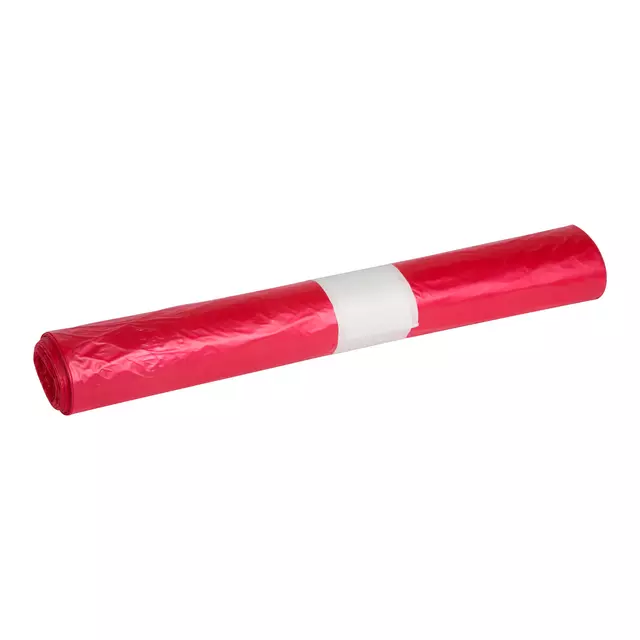 Een Afvalzak Powersterko HDPE T25 70x110cm 120L rood koop je bij Totaal Kantoor Goeree