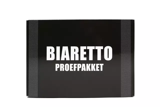 Een Proefpakket doos Biaretto koop je bij L&N Partners voor Partners B.V.
