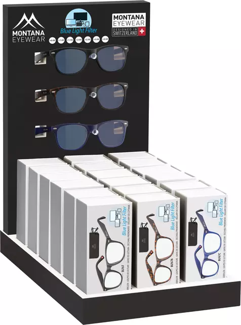 Een Leesbril Montana blue light filter assorti koop je bij L&N Partners voor Partners B.V.