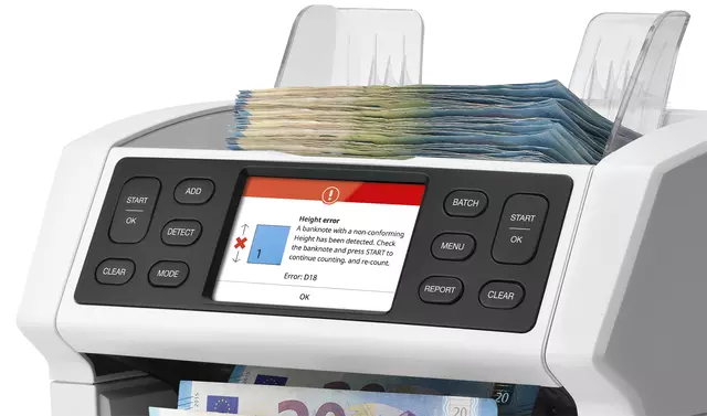 Een Biljettelmachine Safescan 2865-S wit koop je bij KantoorProfi België BV