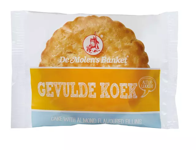 Een Koeken De Molen Gevulde koeken 50gr koop je bij MV Kantoortechniek B.V.