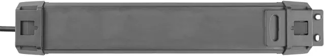 Een Stekkerdoos Brennenstuhl Bremounta 4-voudig 1,5m zwart koop je bij Totaal Kantoor Goeree