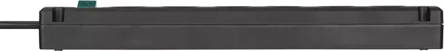Een Stekkerdoos Brennenstuhl Bremounta 5 voudig inclusief 2 USB 3 meter zwart koop je bij KantoorProfi België BV