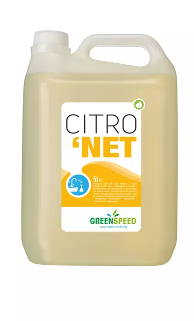Een Afwasmiddel Greenspeed Citronet 5 liter koop je bij EconOffice