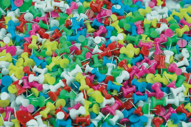 Een Push pins Maped kleur 25st koop je bij EconOffice