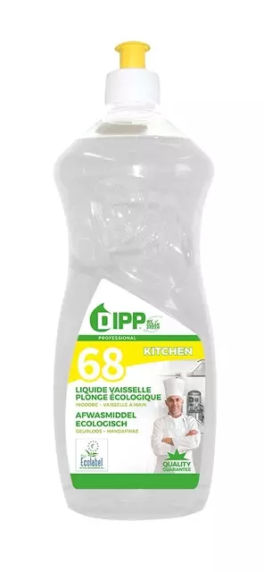 Een Afwasmiddel DIPP Ecologisch 1L koop je bij MV Kantoortechniek B.V.