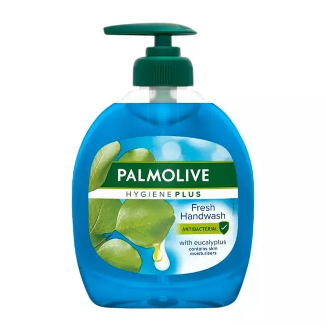 Een Handzeep Palmolive Hygiene Plus fresh met pomp 300ml koop je bij Van Hoye Kantoor BV