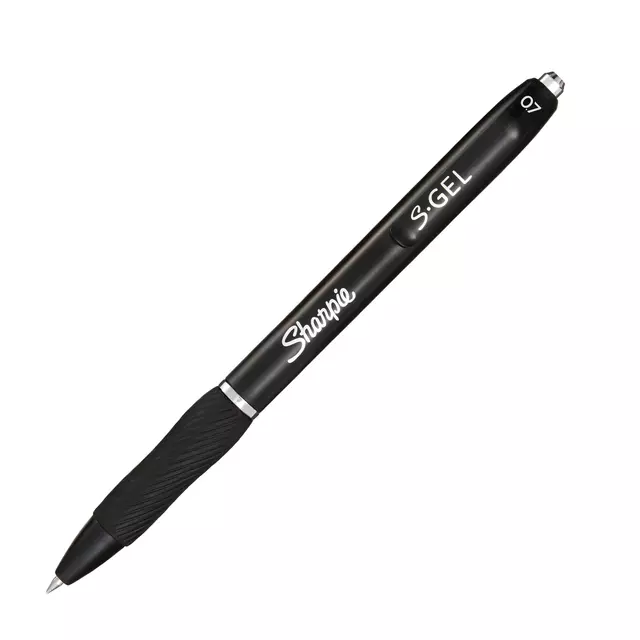 Een Gelschrijver Sharpie S-gel medium zwart blister à 3 stuks koop je bij EconOffice