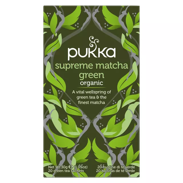 Een Thee Pukka supreme matcha green tea 20 zakjes koop je bij L&N Partners voor Partners B.V.