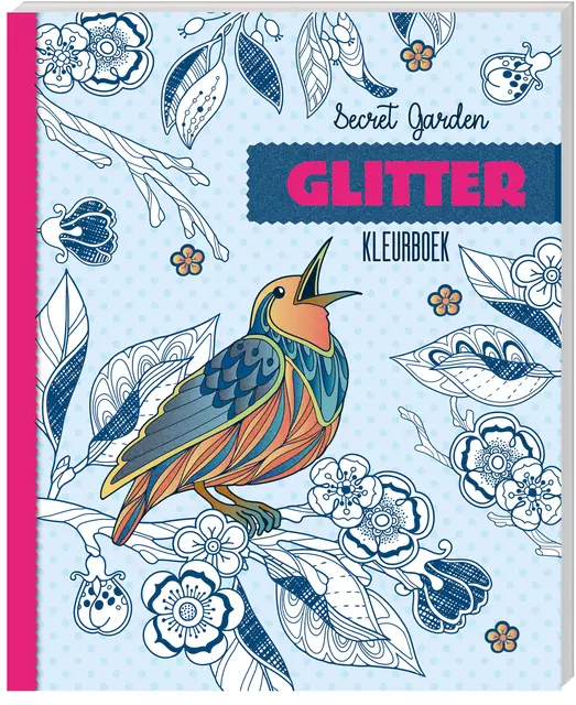Een Kleurboek Interstat volwassenen glitter thema secret garden koop je bij Goedkope Kantoorbenodigdheden