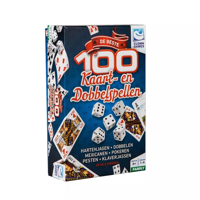 Een Spel Kaarten Dobbel 100 spellen koop je bij Tonerinktshop