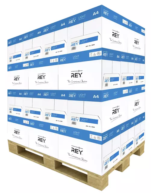 Een Kopieerpapier Rey Office Light A4 75gr wit 500vel koop je bij L&N Partners voor Partners B.V.