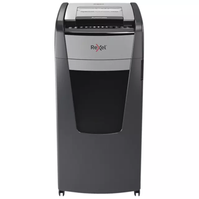 Buy your Paper shredder Rexel Optimum Auto+ 750M P5 shreds 2x15mm at QuickOffice BV