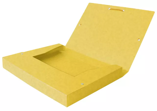 Een Elastobox Oxford Top File+ A4 25mm geel koop je bij MV Kantoortechniek B.V.
