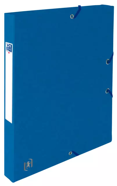 Een Elastobox Oxford Top File+ A4 25mm blauw koop je bij MV Kantoortechniek B.V.
