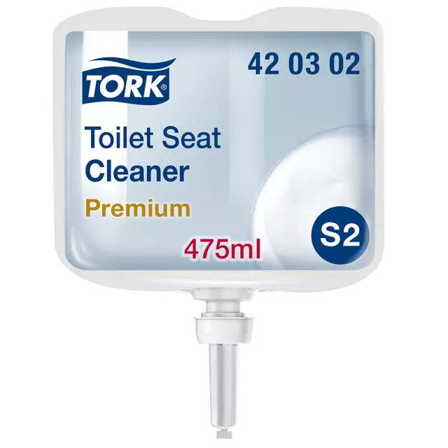 Een Toiletbrilreiniger Tork S2 tbv dispensersystemen premium 475ml 420302 koop je bij Totaal Kantoor Goeree