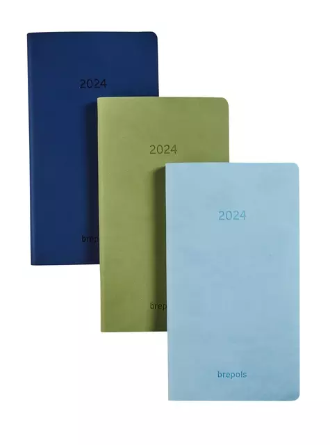 Een Agenda 2025 Brepols Interplan Colora 7dagen/2pagina's groen, lichtblauw, donkerblauw koop je bij KantoorProfi België BV