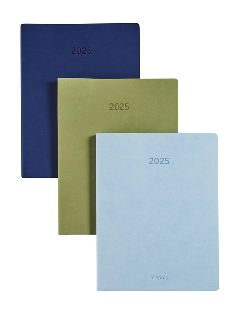 Buy your Agenda 2024 Brepols Timing Colora 7 days/2 pages green, light blue, dark blue at QuickOffice BV