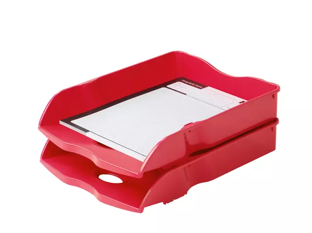 Een Brievenbak Han Re-LOOP A4 stapel- & nestbaar rood koop je bij EconOffice