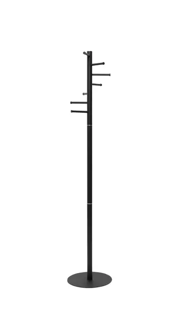 Een Kapstok MAUL Caurus staand 177cm 7 haken zwart RAL9004 koop je bij QuickOffice BV