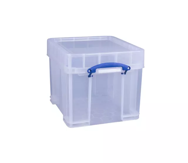 Een Opbergbox Really Useful 35 liter 480x390x345mm transparant wit koop je bij L&N Partners voor Partners B.V.