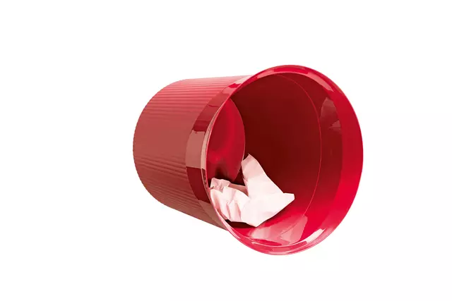 Een Papierbak Han Re-LOOP 13 liter rond rood koop je bij EconOffice