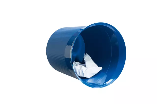 Een Papierbak Han Re-LOOP 13 liter rond blauw koop je bij EconOffice