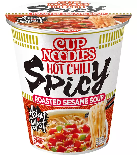 Een Noodles Nissin hot chili spicy cup koop je bij EconOffice