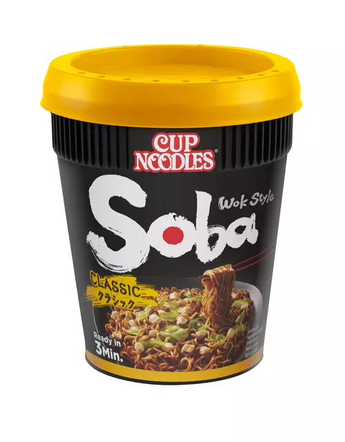 Een Noodles Nissin Soba classic cup koop je bij Totaal Kantoor Goeree
