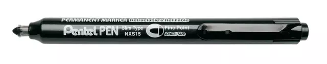 Een Viltstift Pentel NXS15 1mm zwart koop je bij MV Kantoortechniek B.V.