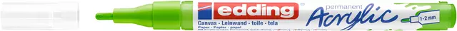 Een Acrylmarker edding e-5300 fijn geelgroen koop je bij KantoorProfi België BV