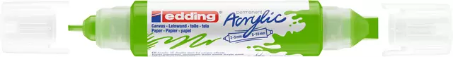 Een Acrylmarker edding e-5400 3D double liner geelgroen koop je bij Omnia 4 Office