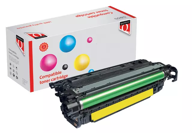 Een Tonercartridge Quantore alternatief tbv HP 655A CF452A geel koop je bij Goedkope Kantoorbenodigdheden