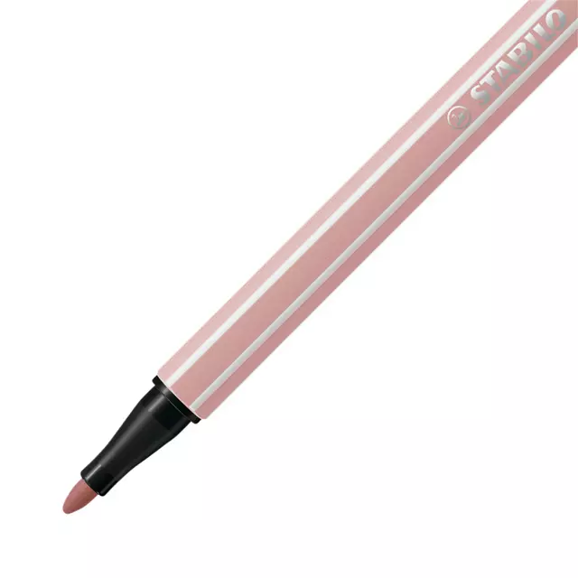 Een Viltstift STABILO Pen 68/28 medium donkerblush koop je bij Goedkope Kantoorbenodigdheden