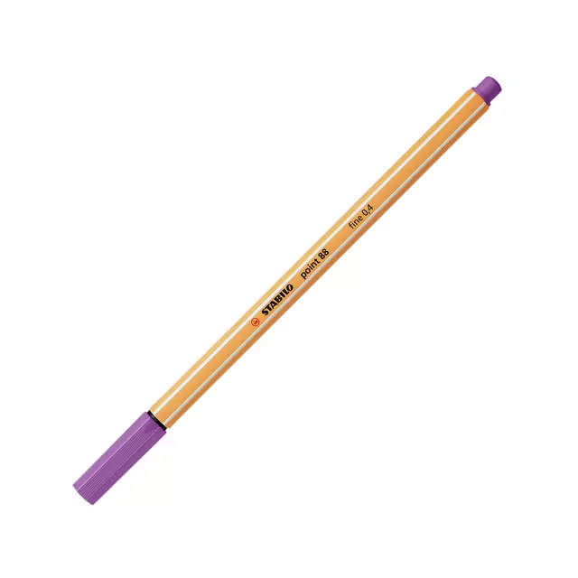 Een Fineliner STABILO point 88/60 fijn vergrijsd violet koop je bij L&N Partners voor Partners B.V.